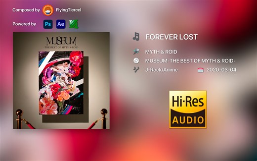 [4K Hi-Res] FOREVER LOST - MYTH & ROID [24bit/48kHz] 音频可视化