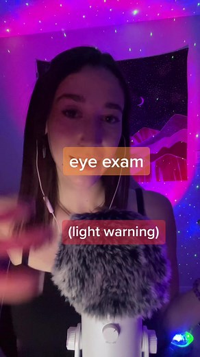 ASMR Eye Exam for Relaxation and Visual Stimulation