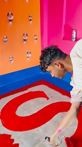 2.4M views · 24K reactions | Follor paint red colour fast cort bedroom #homedecoration | sakil pinter | Facebook