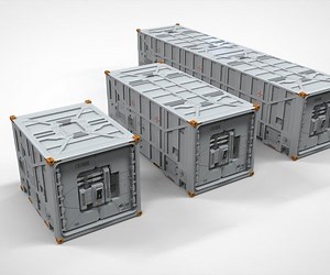 ArtStation - sci fi Cargo Container 1 | Resources