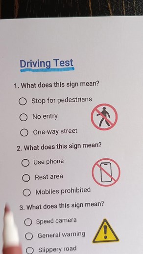 Master Your Driving Test with This Fun Quiz