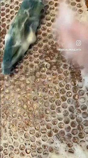 Wet Felting a Wool Flower