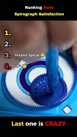 Ranking Best Spirograph Satisfaction 😲 #funny #tiktok #ranking #guessthesong