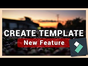 Create & Save Custom Template | Filmora 13 Tutorial