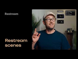 Restream Scenes Tutorial in Under 5mins: Build Professional Live Streams