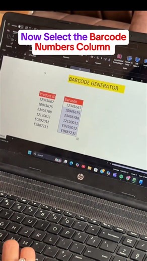 Create Barcode in Excel in Seconds | No Extra Software Needed.