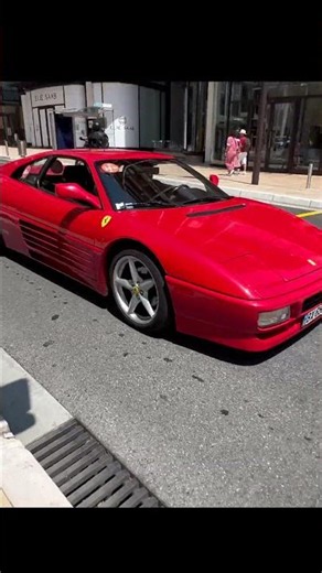 Ferrari 348 Driving by in Monaco