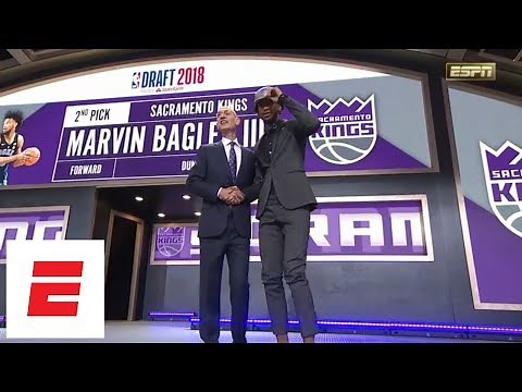 Kings take Marvin Bagley III with No. 2 pick in 2018 NBA draft [pick/analysis/interview] | ESPN