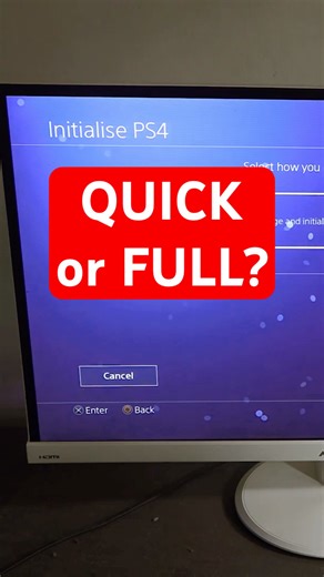 Quick or Full Initialization? Which to Choose when Selling Your PlayStation?