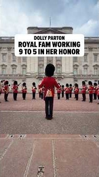 Dolly Parton Honored by Royal Family Playing '9 to 5' Outside Buckingham Palace