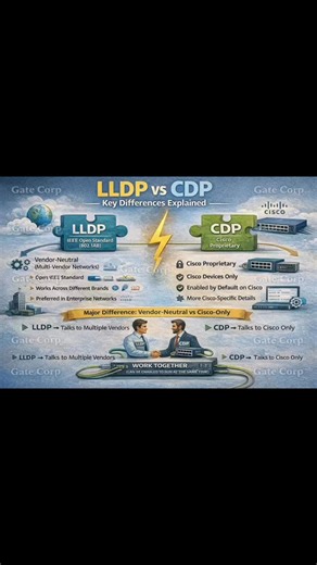 LLDP vs CDP. Check the comments for more details👇👇👇 | Gate Corp.
