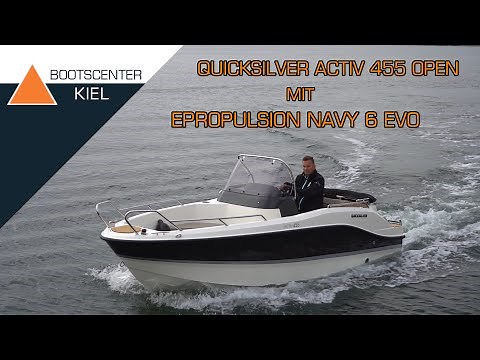 Quicksilver Activ 455 Open mit Epropulsion NAVY 6 EVO - Bootscenter Kiel
