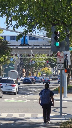 BART Trains Over Davis St In San Leandro 9-8-2026