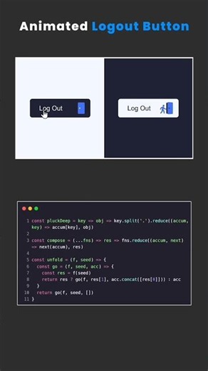 This Python Logout Button Looks Too Smooth 🤯 #python #shorts #coding