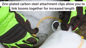 PIG Oil Boom - Oil-Only Absorbent Boom - 8 Pack - 3" x 10' Boom - Absorbs up to 2 gallons per Boom - BOM406