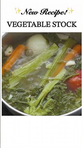 How to Make Vegetable Stock #vegetablestock #vegetables #recipes