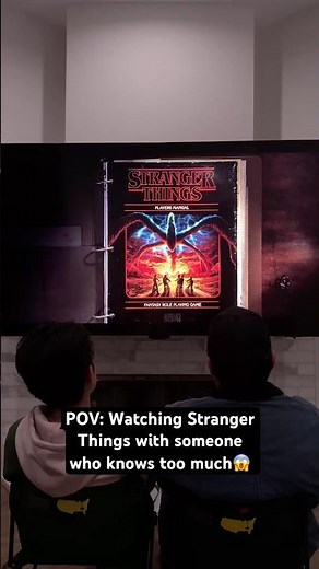 POV: Watching Stranger Things with someone who knows too much! #theory #strangerthings #eleven