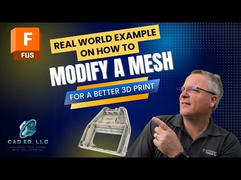 How to Modify a Mesh in Fusion - A real world example