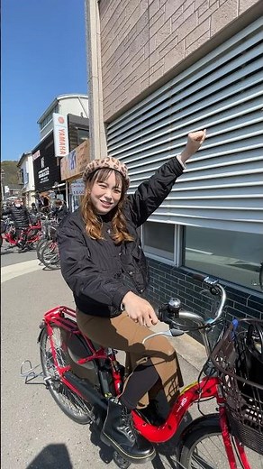 電動アシスト自転車の使い方を学んでレッツゴー女子#旅行 #観光 #travel