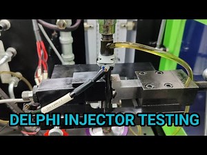 HOW TO CHECK DELPHI INJECTOR ! INJECTOR TESTING MACHINE ! BEST CRDI MACHINE