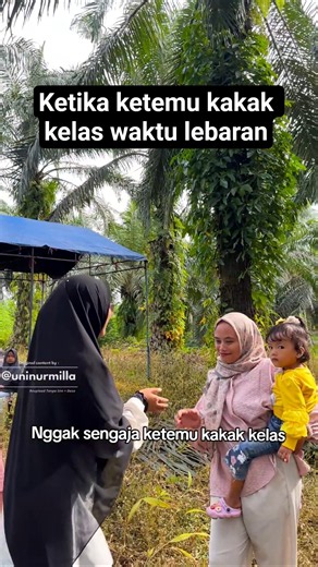 Ketika nggak sengaja ketemu kakak kelas waktu lebaran