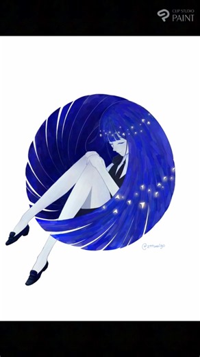 ラピスラズリ/タイムラプス🎞️ #宝石の国 #housekinokuni #landofthelustrous イラストメイキング #illustration #art