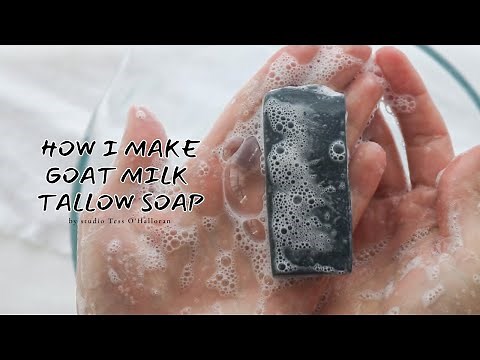 Making Goat Milk Tallow soap is super simple | Recipe & method