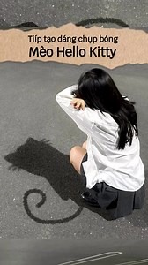 2.8M views · 37K reactions | Tips tạo dáng chụp ảnh bóng mèo Hello Kitty cute dễ thương đang trend nè #chupanhcunglechi | Chụp ảnh cùng Lê Chi | Facebook