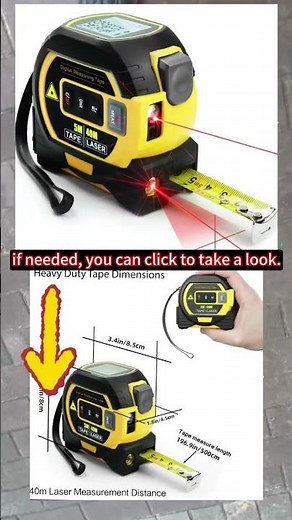 How to Measure Distance With a Digital Laser Tape Measure#tapeMeasure #laserDistance