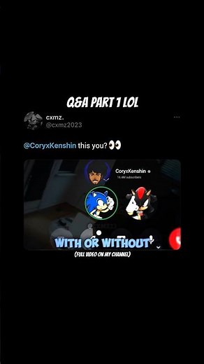 Sonic and Shadow Answering Your Questions XD | #sonic #shorts