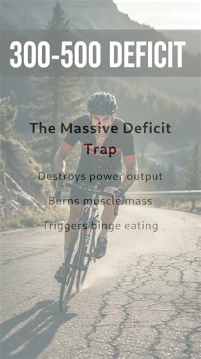 The Calorie Deficit Math for Cyclists (Stop Guessing)
