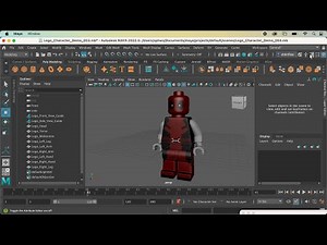 Texturing a Lego Character in Maya Pt. 5: Designing the Legs