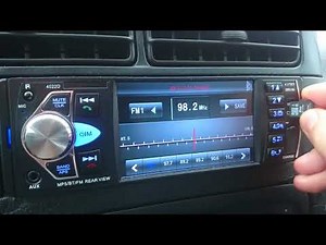 4022D 4.1 Inch Car MP5 Player with Remote Control Camera - WITH CAMERA BLACK | GearBest