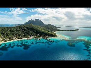 Emerald Tranquility | 1 Hour Deep Focus Ambient Music | 4K Tropical Ocean & Jungle Aerials