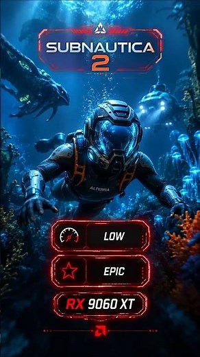 Subnautica 2 - Underwater Graphics – Lowest vs Epic