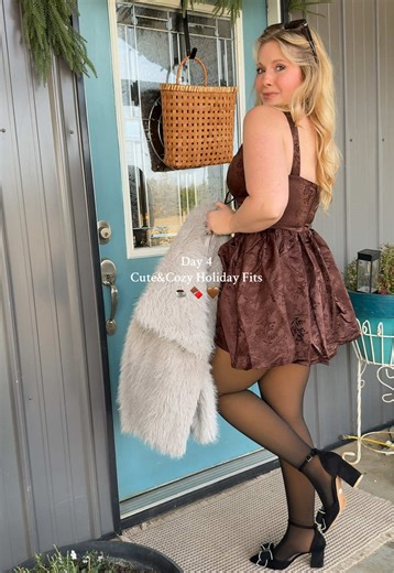 Chocolate-brown satin moment 🤎✨ This mini dress is giving holiday glow, girls’ night vibes, and the perfect flattering fit. So soft, so pretty, and so easy to style for winter parties. Snatched waist, silky shine, and that luxe look without the price tag! #satindress #dress #holidayoutfit #tiktokshopholidayhaul #newarrivalssurge @windsorstore