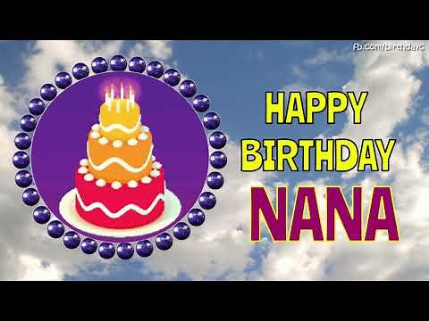 Happy Birthday Nana