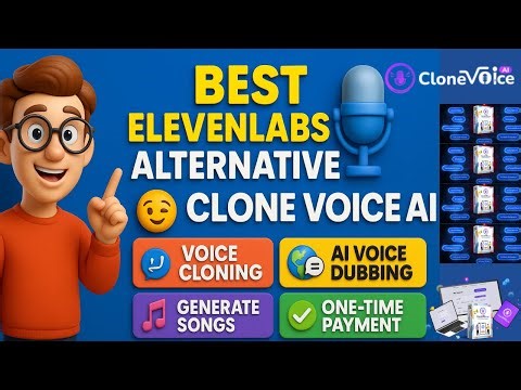 📌 Best ElevenLabs Alternative | Clone Voice AI Review |🎯 AI Voice Generation + AI Voice Cloning