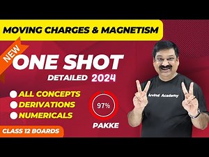 Moving Charges & Magnetism OneShot 💥NCERT Class 12 Physics Chap 4 One shot Subscri @‪@ArvindAcademy‬