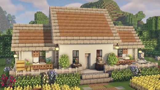 Minecraft Cottage House Build Tutorial