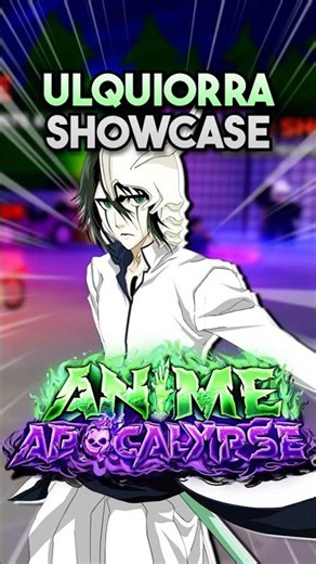 NEW LIMITED ULQUIORRA SHOWCASE in Anime Apocalypse #roblox #animeapocalypse #robloxgames
