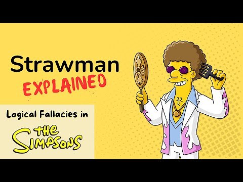 Strawman Explained with "The Simpsons" | Logical Fallacies in TV Shows