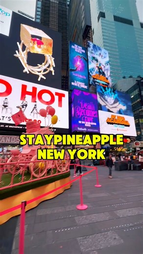 Looking for the best hotel in New York City?🗽 Save this for your next NYC trip! 🍍👇I just found the perfect home base in Midtown: Staypineapple. Here is why it’s a total win:The Location: You can walk to Times Square, Broadway, and MSG in minutes.The Vibe: Colorful, fun, and full of personality.The Comfort: The rooms are a dream (and the pineapple theme is everything).The Value: High-end feel without the typical Midtown cost.The staff made me feel so welcome—perfect for anyone navigating the c