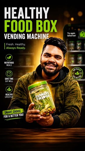 Healthy Food box Vending Machine Business Idea for India #businessideas #viral