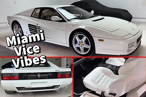 White Ferrari Testarossa Gets Satisfying Detailing As It Gets Ready for New Owner