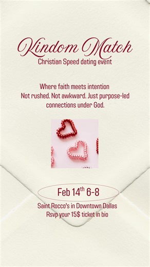 Calling all singles Christians in the Dallas-Fort Worth Area, this Valentine’s Day, step away from dating apps and into a space curated for intentional, faith-centered connection—with a sweet twist. Hosted by us here at House of CF and Cupcake Experience You are invited for a Christian speed dating experience designed for singles who are serious about purpose, alignment, and letting God lead their love story. This event blends structured conversations, prayerful intention, and a relaxed atmosphe