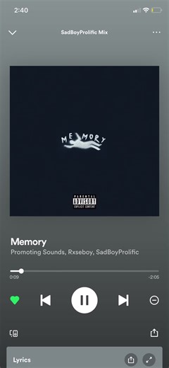 @SadBoyProlific @Rxseboy made a song with @Promoting Sounds called memory