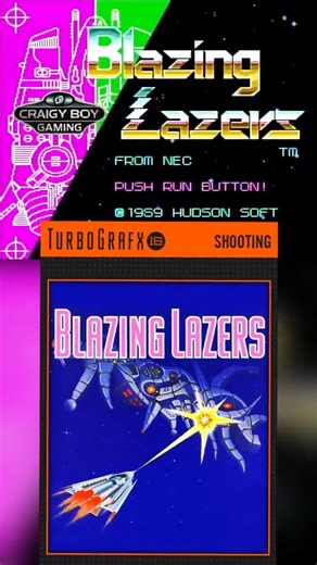 Blazing Lazers (TurboGrafx-16) SHMUP Perfection 🔥 #retrogamingfun #turbografx #gaming