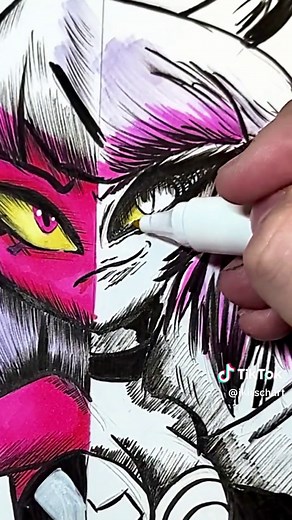 Drawing Verosika Mayday - Helluva Boss pt.2!