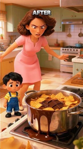 When a Kid Mixes Snacks Into Chicken Soup… Unexpected Result!